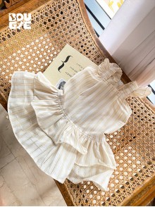 Premium Classy Striped Dress - 100% Cotton